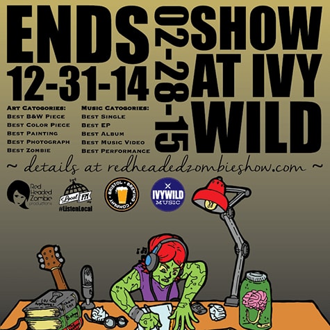 RedHeaded Zombie Show Submission Poster (2014), In Colaboration with Elias Hambey