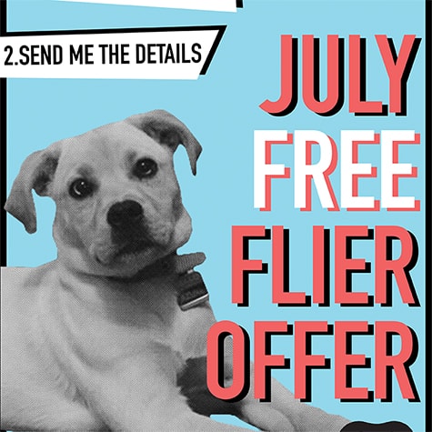 July Free Flier Poster Offer (2016)