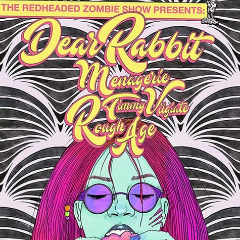RedHeaded Zombie Show Poster (04/20/19), in Collaboration with Liv Elliott