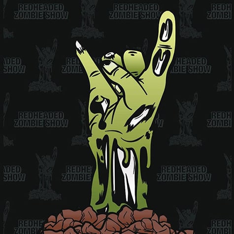 RedHeaded Zombie Show Sticker (2019)
